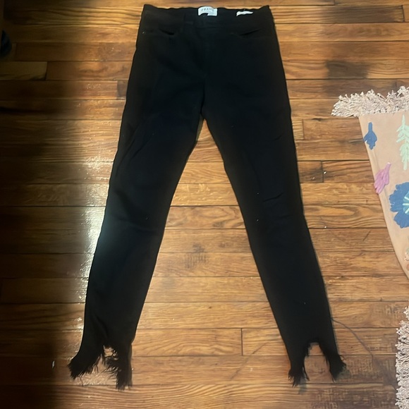 Frame le high skinny chewed hem - Picture 2 of 4